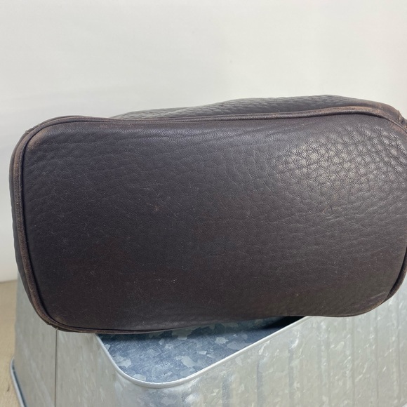 COACH VINTAGE SONOMA CHOCOLATE BROWN DRAWSTRING BUCKET BAG - Picture 9 of 12